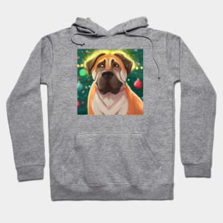 Cute Mastiff Drawing Hoodie